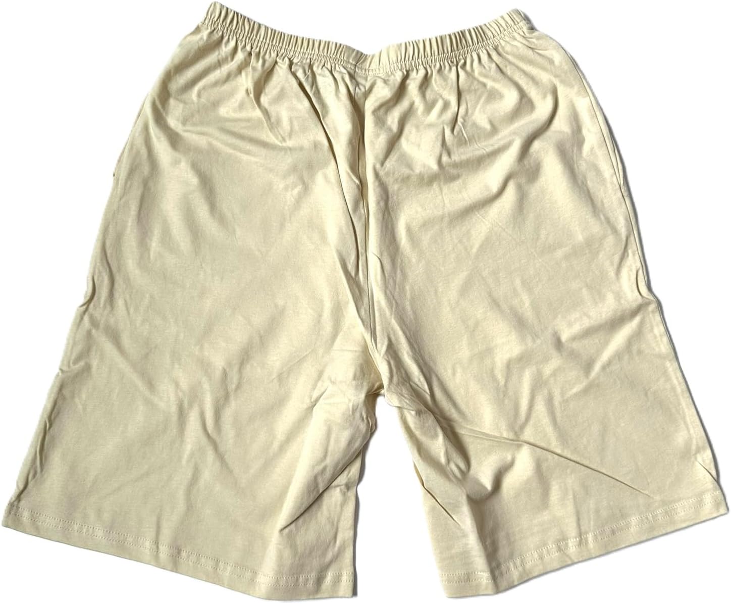 AmeriMark Women’s Full Elastic Waist Athletic Bermuda Shorts - Ladies 100% Cotton Pull-On Golf Shorts with Pockets
