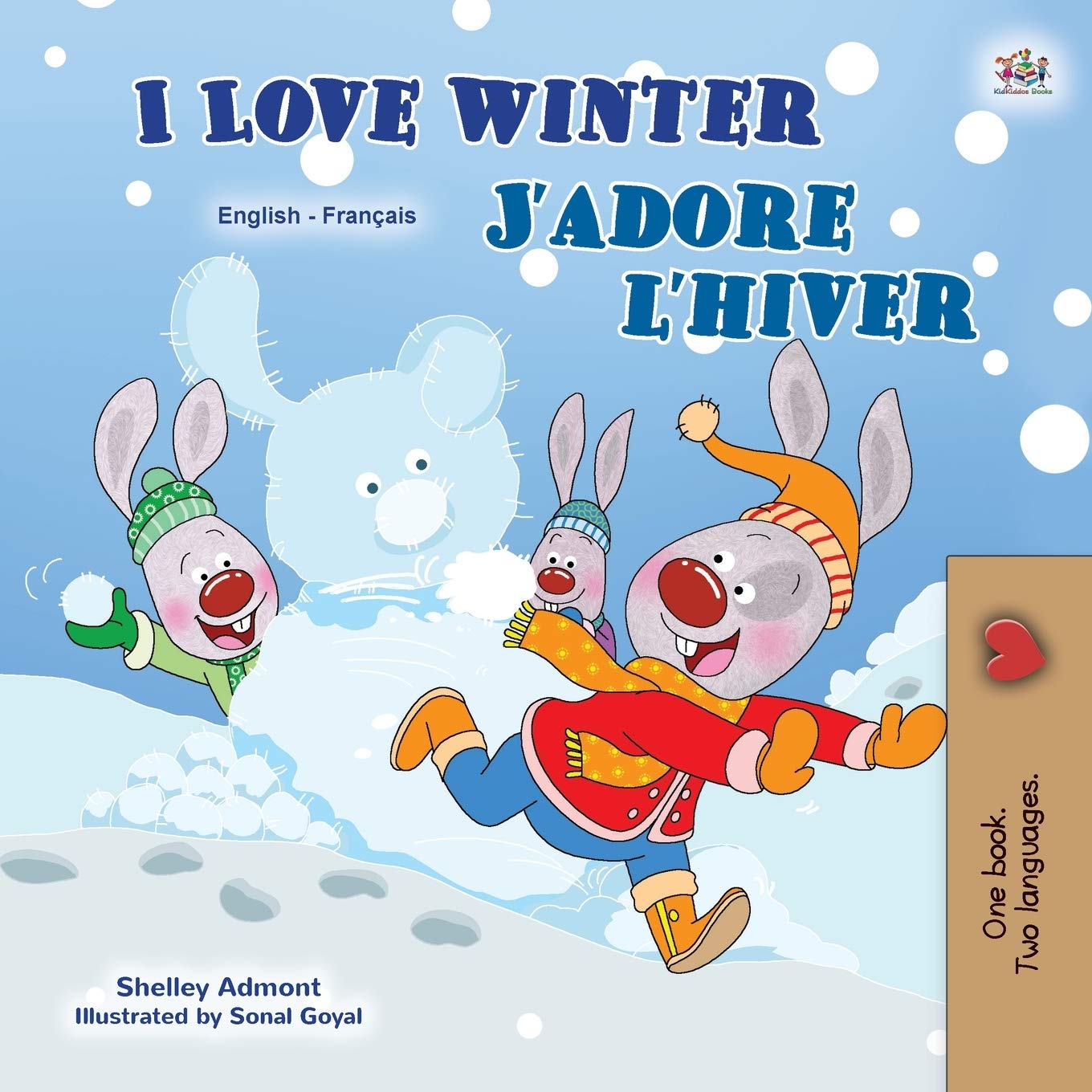 I Love Winter: English French Bilingual Book for Kids (English French Bilingual Collection)