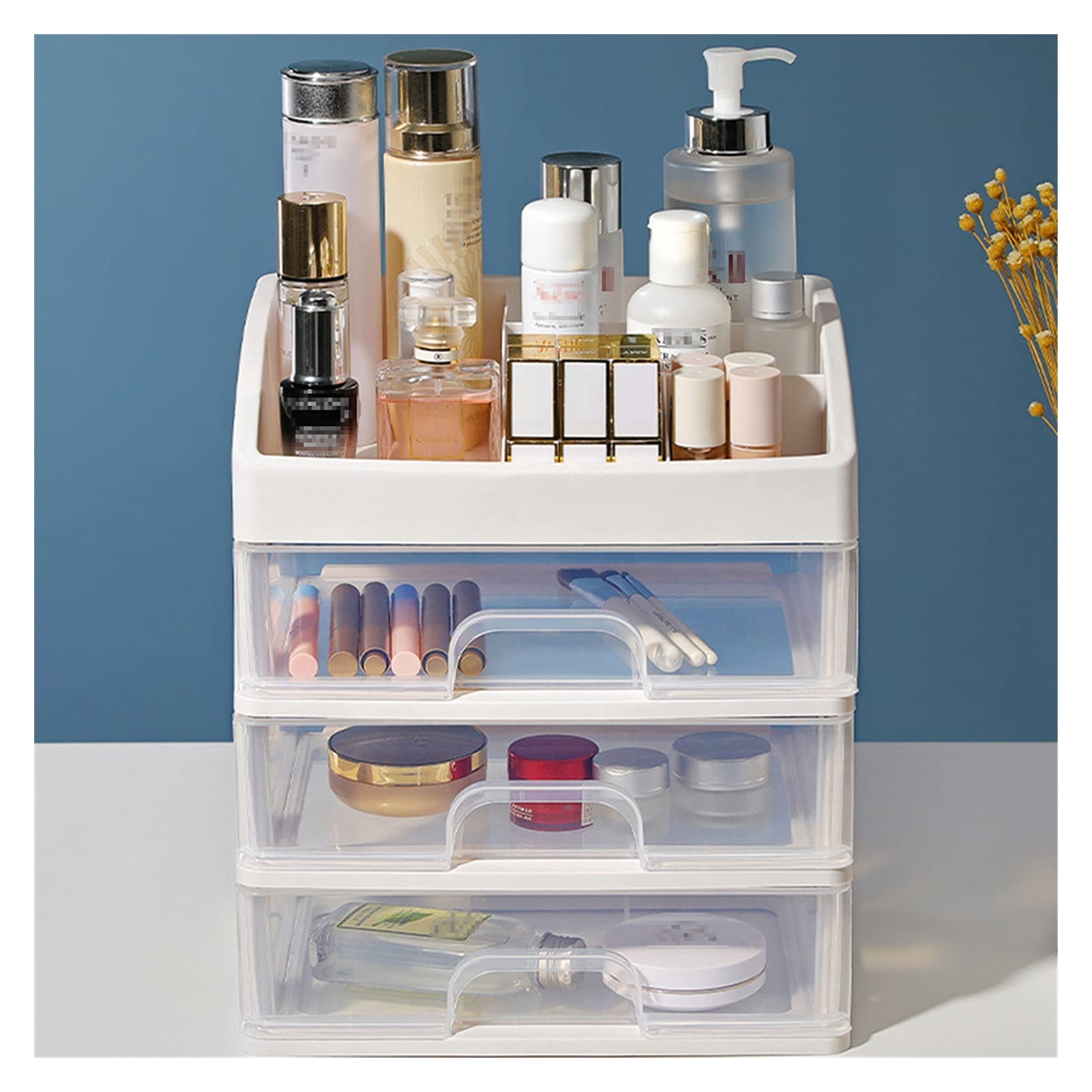 1PC Caso di archiviazione Multi-Funzione Desktop Sundry Truck Organizer Trucco (Color : 6)