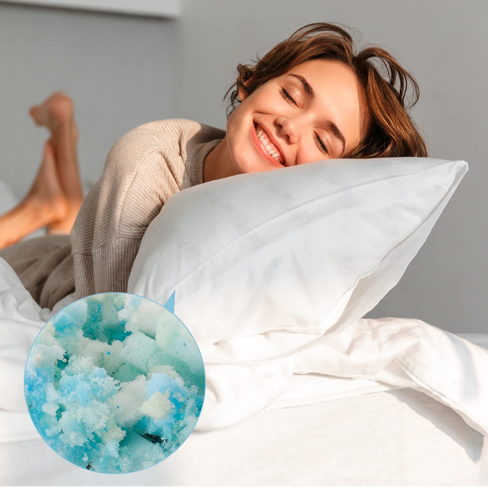 sourcing map Triturado Memoria Espuma Relleno, 20 Libras Frijol Bolsa Relleno Espuma para Frijol Bolsa Sillas, Cojines, Sofás, Almohadas y Más - Multi Color