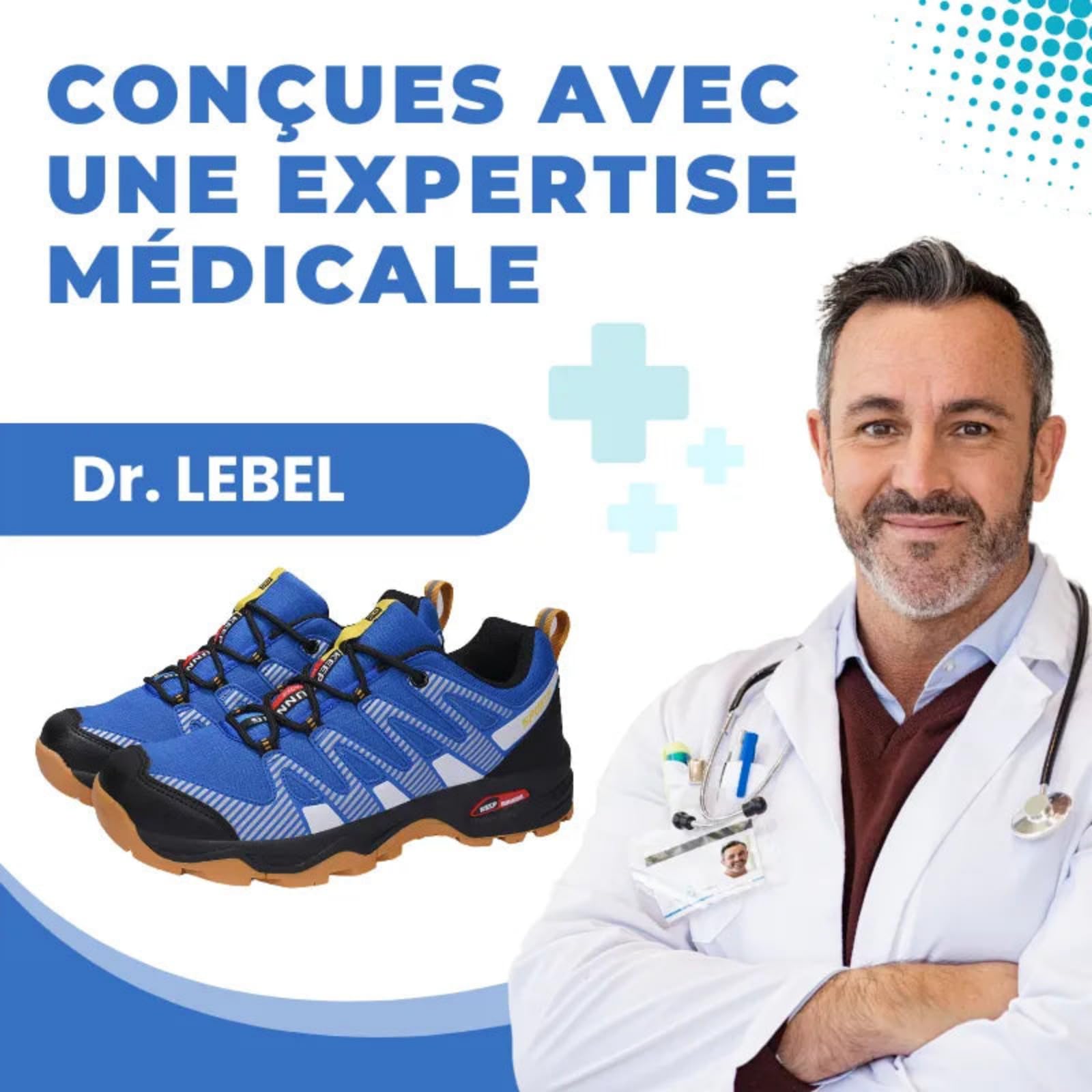 OrthoTrailPro - Chaussures de Marche à Confort orthopédique，Confortables et Respirantes, légères, adaptées à la randonnée, à la pêche et à diverses Autres activités de Plein air