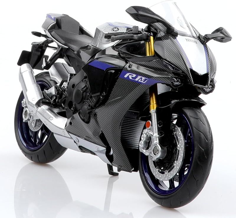 TOKAXI 1/12 Scale Yamaha YZF-R1M Diecast Toy Motorcycles,Yamaha Motorcycle Model,R1 Motorcycle Toy Gifts for Boys Girls