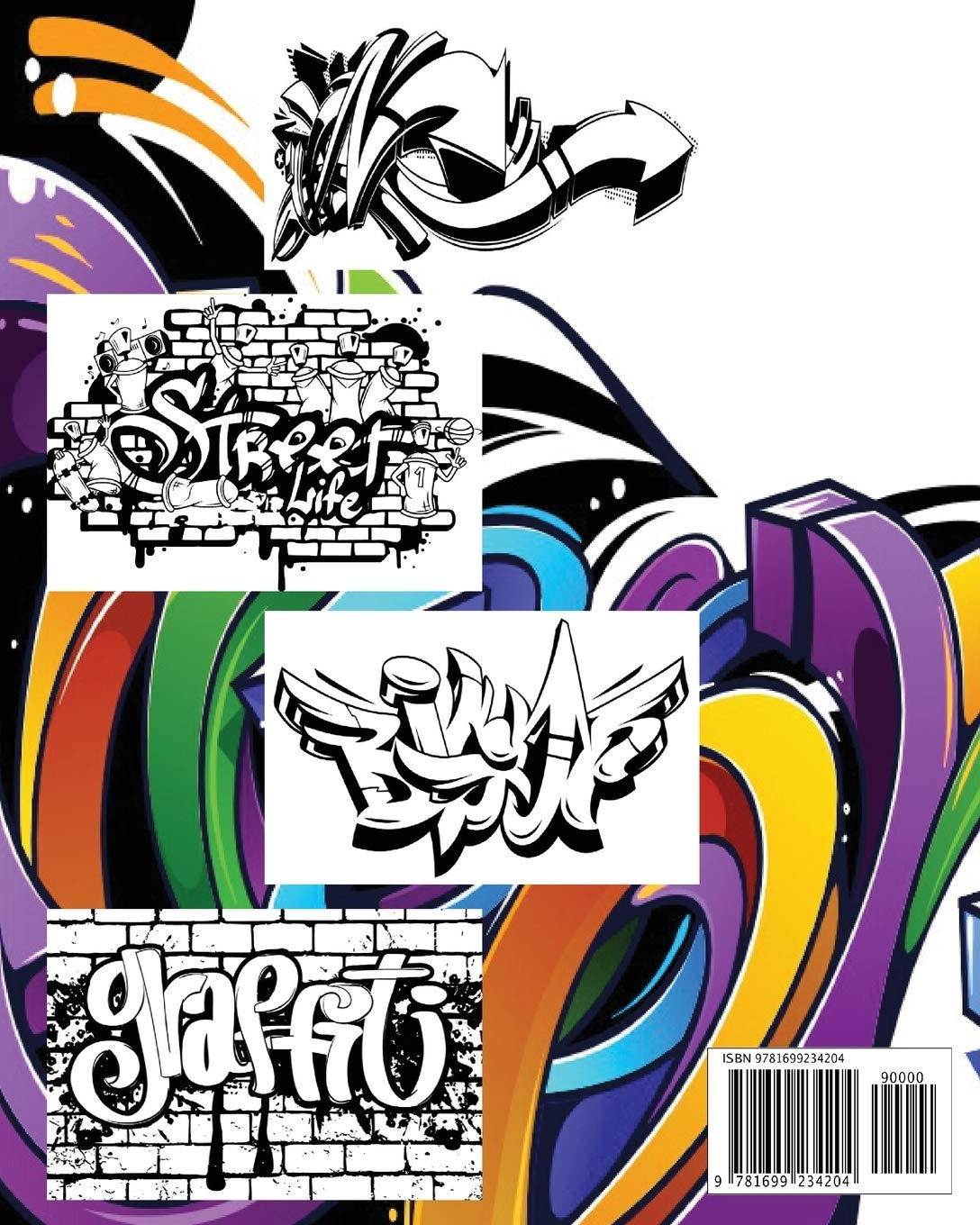 Graffiti Coloring Book: Best Street Art Coloring Book