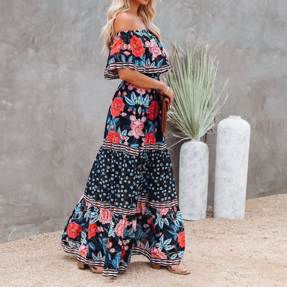 princess polly baby blue dress Boho Women Ruffled Summer Dress | Bohemian, Hippie & Gypsy Fashion