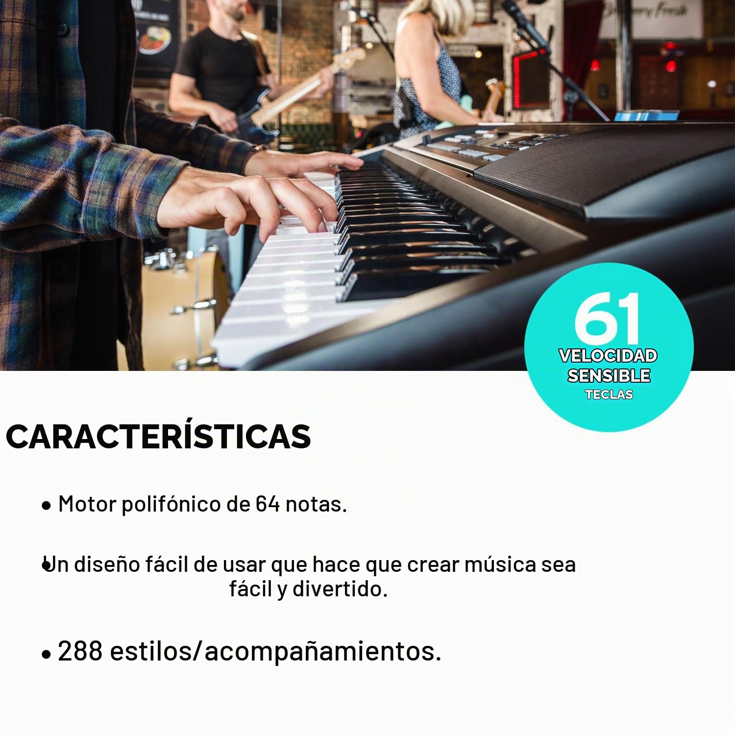 Teclado arreglista KORG EK-50L