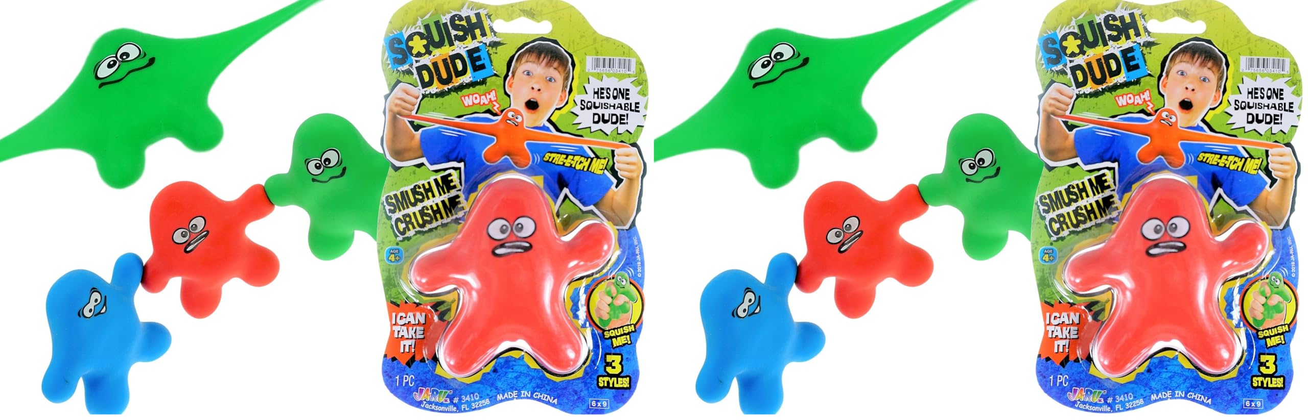 Amazon.com: JA-RU Squish Dude Stretchy Sand Filled Man-Fidget (1