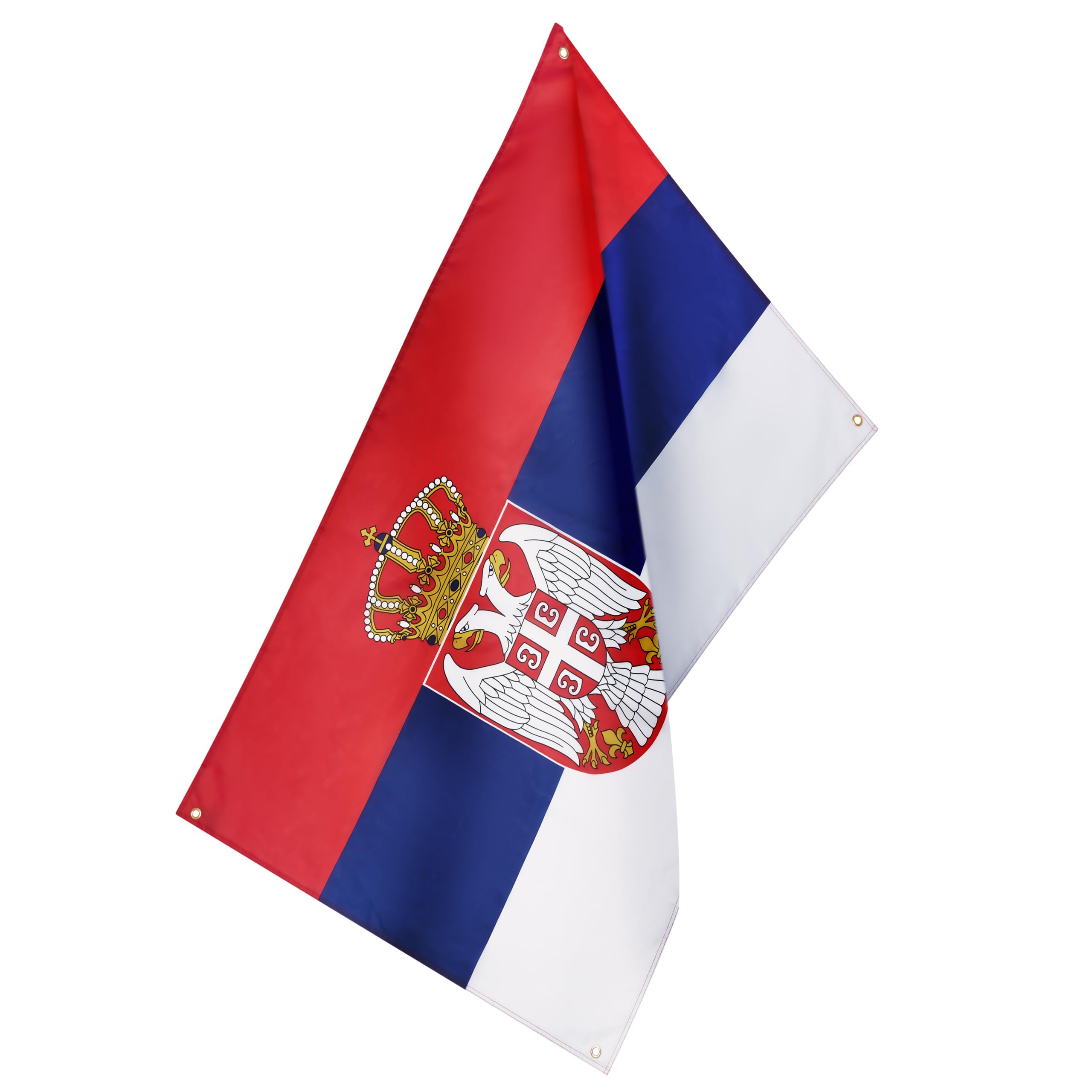 Runesol Serbia Flag, 91x152cm, 3ft x 5ft, 4 Grommets, Eyelet In Every Corner, Serbian Flag, Tricolor, Yugoslavia - Image 3