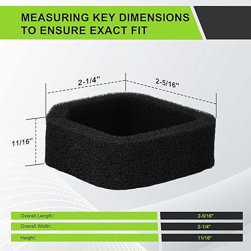 Miniatura 2 de 560873001 Filtro de aire para TORO 51978 51974 51944 51954 51976 51958 51975 51948 51945 51946 51952 51972 51955 51955 5195 957 5 1947 51956 Ryobi