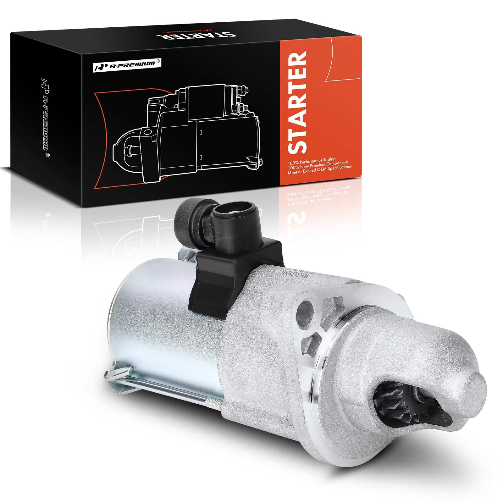 A-Premium Starter Motor Compatible with Honda CR-V CRV 2017-2020 1.5L, Civic 2016-2021 1.5L, 12V 1.6KW 16-Teeth Clockwise, Replace# 31200-5AA-A01,