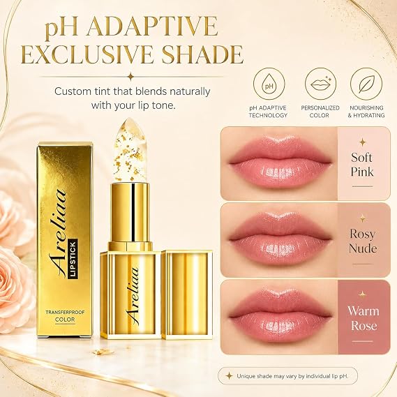 Lipstick for Older Women, Skin-Adaptive Lipstick - The Lipsticks That Adapts to You, Long Lasting Moisturizing, PH Lipsticks Color Changing, Transfer-Resistant (1PC)