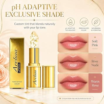 Lipstick for Older Women, Skin-Adaptive Lipstick - The Lipsticks That Adapts to You, Long Lasting Moisturizing, PH Lipsticks Color Changing, Transfer-Resistant (1PC)