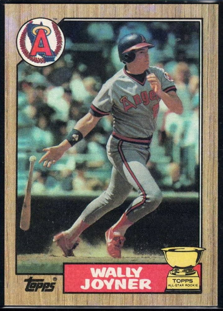Amazon.com: 1987 Topps #80 Wally Joyner Angels MLB Baseball