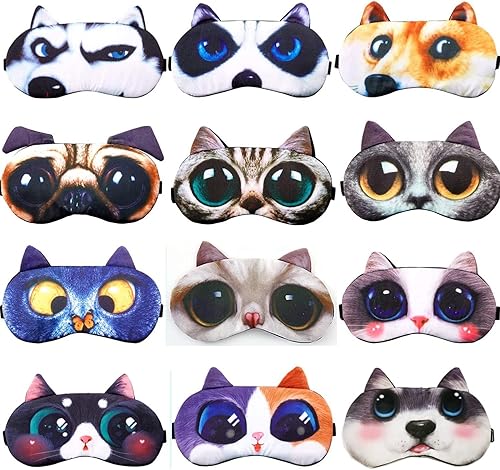 Miniatura 4 de HXINFU Máscara de ojos suave para dormir para hombres Máscara de noche para dormir con los ojos vendados