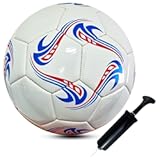ABAJI Soccer Ball Size 3 4 5 Practice Training Balls Gift Thicker Leather Anti Exploded Indoor Outdoor Come with Pump Needle