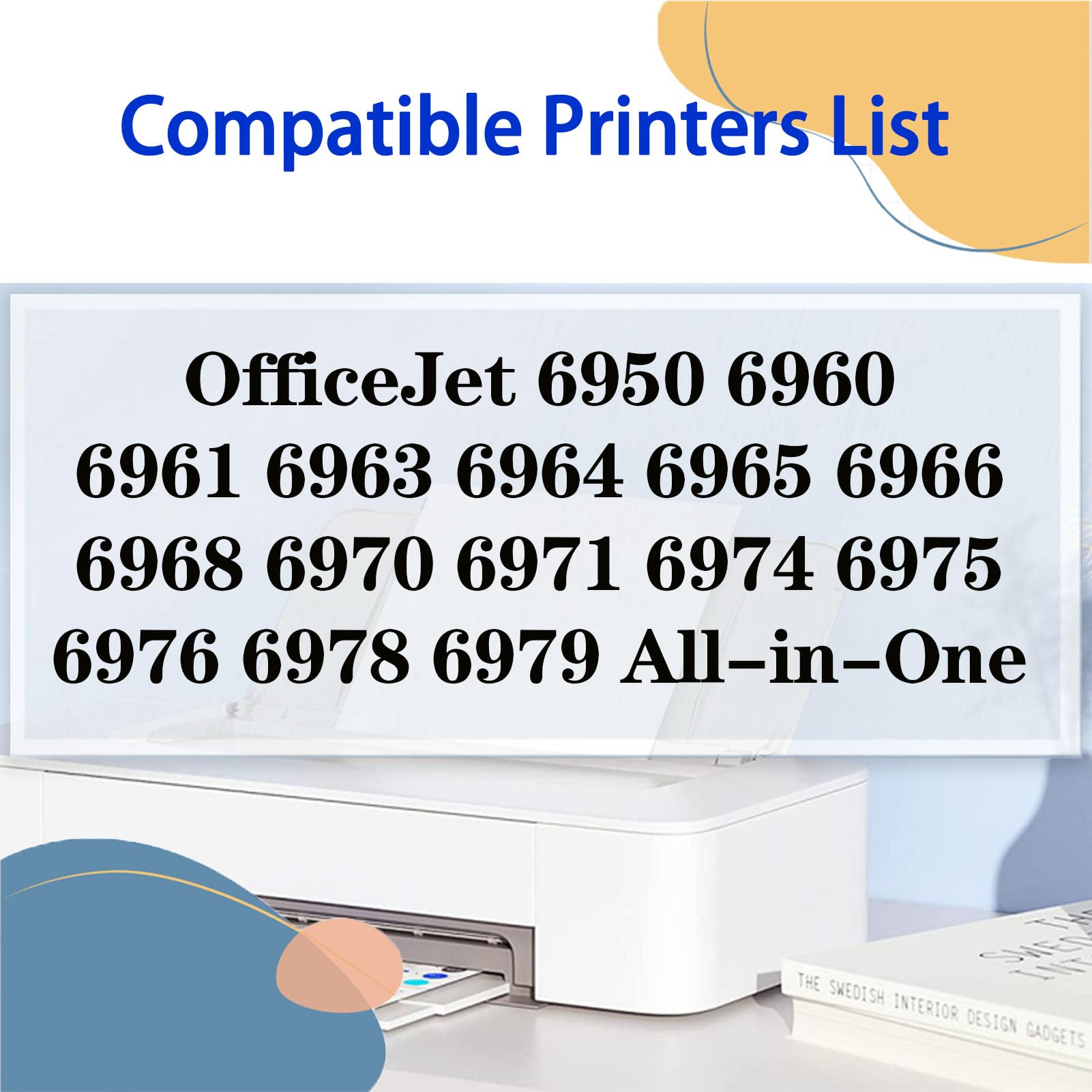 Cartuchos De Tinta Compatibles 907XL 903XL 20ML De Repuesto Para HP OfficeJet 6950 6960 6961 6963 6964 6965 6966 6968 6970 6971 6974 6975 6976 6978 697979 Impresora Todo En Uno 903 * 3