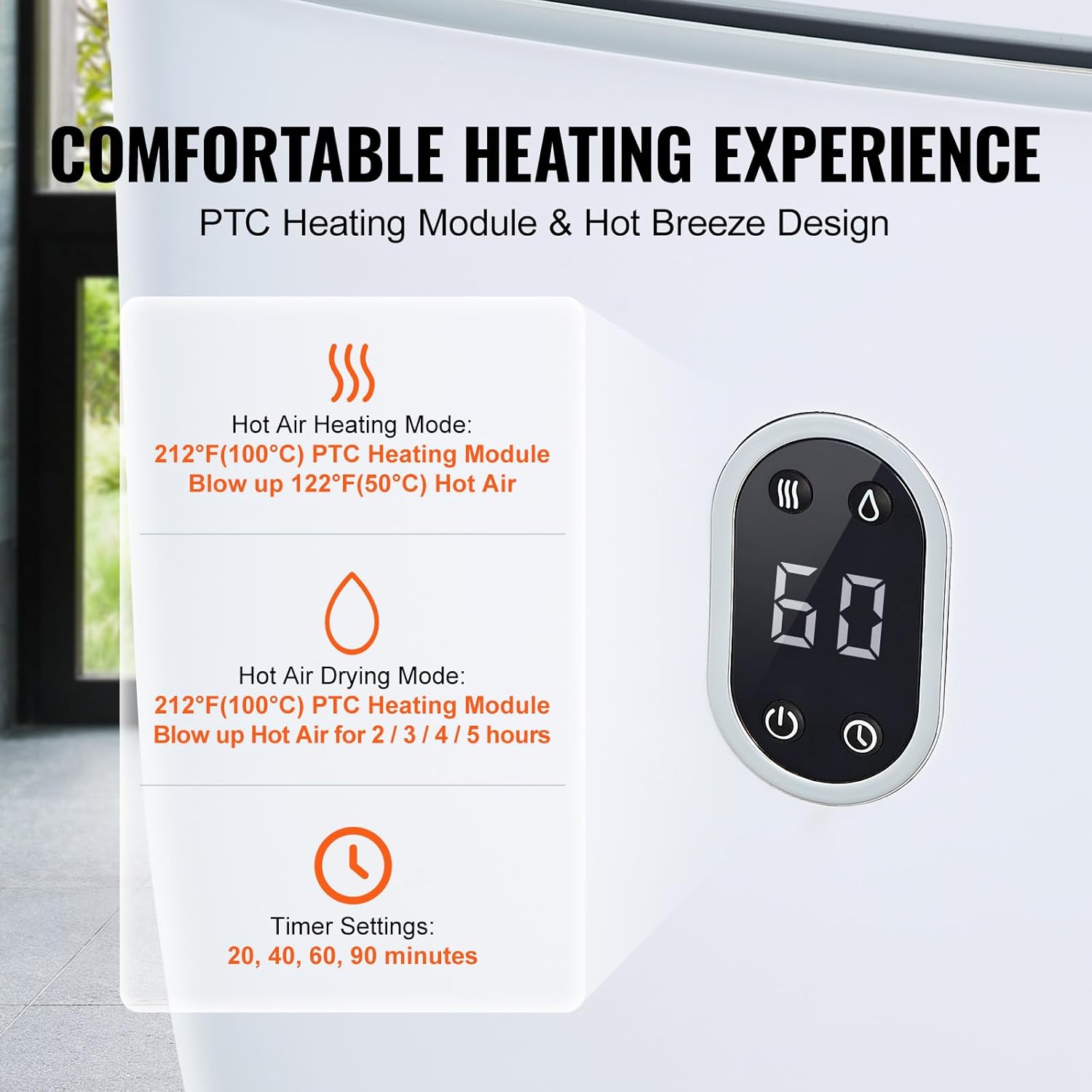 VEVOR Towel Warmers for Bathroom, 35 L Towel Warmer Bucket，Towel Dryer with Auto Shut Off for Spa Fits up to 6 Oversized Towels, Blankets, Clothes, Bathrobes, PJ's and More