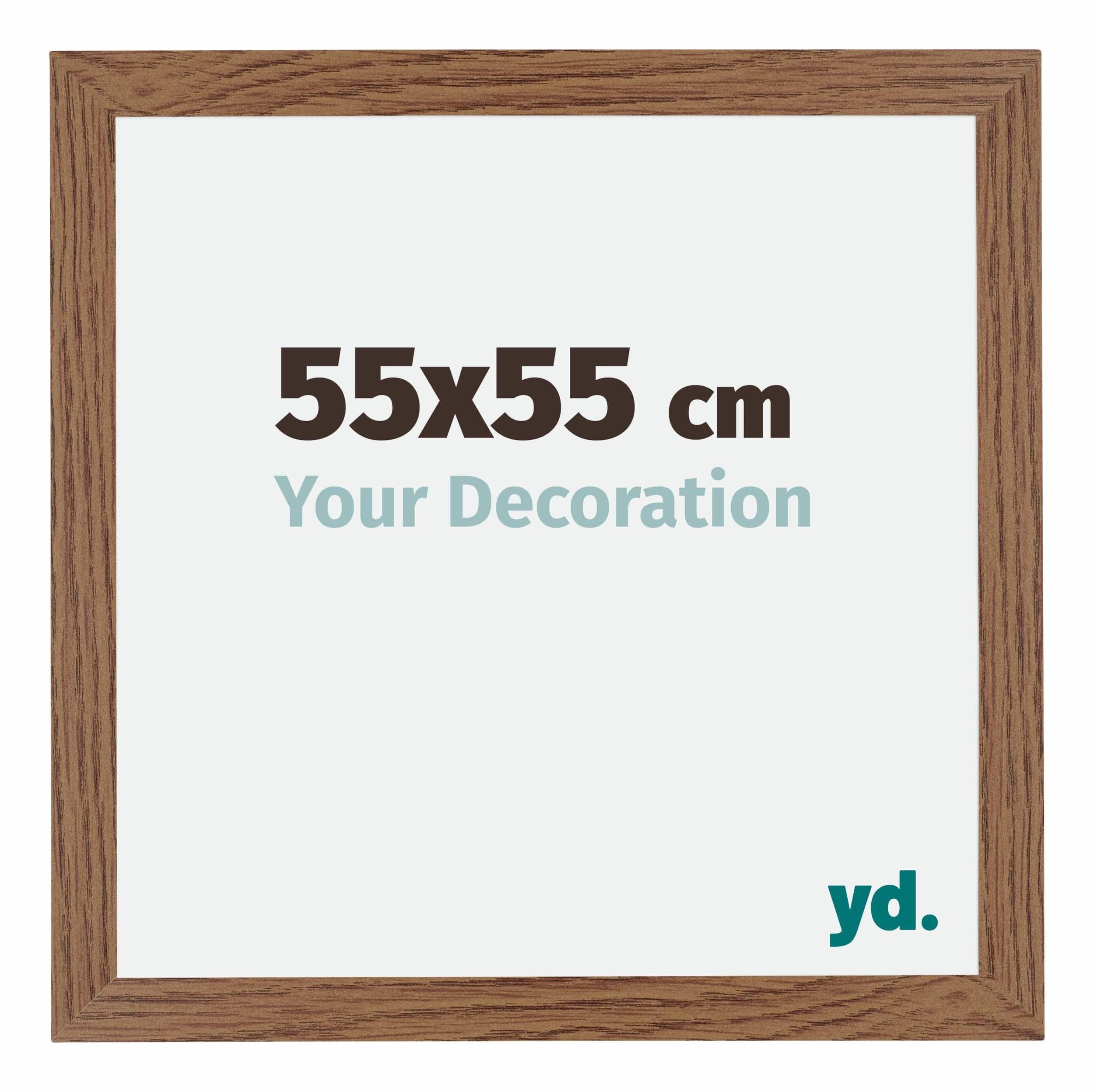 Your Decoration - Picture Frame 55x55 cm - Oak Rustic - Decorative Wall Frame in MDF with Antireflection - Frame 55x55 - Mura โ image 1