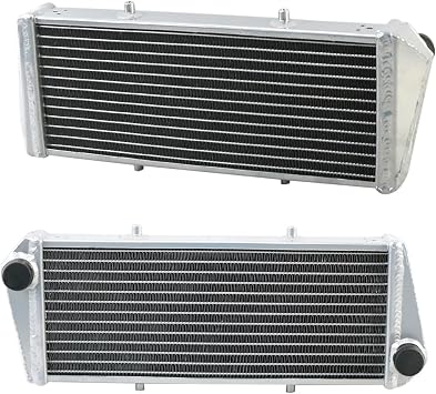 Aluminium Radiator for Ultralight Rotax 912 912i 914 UL 4 Stroke Engine, 2 Row Full Aluminium Cooling Radiator