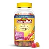 Nature Made Womens Gummy Multivitamins with Omega-3, Multivitamin for Women for Daily Nutritional Support, 150 Gummies, 75 Day Supply