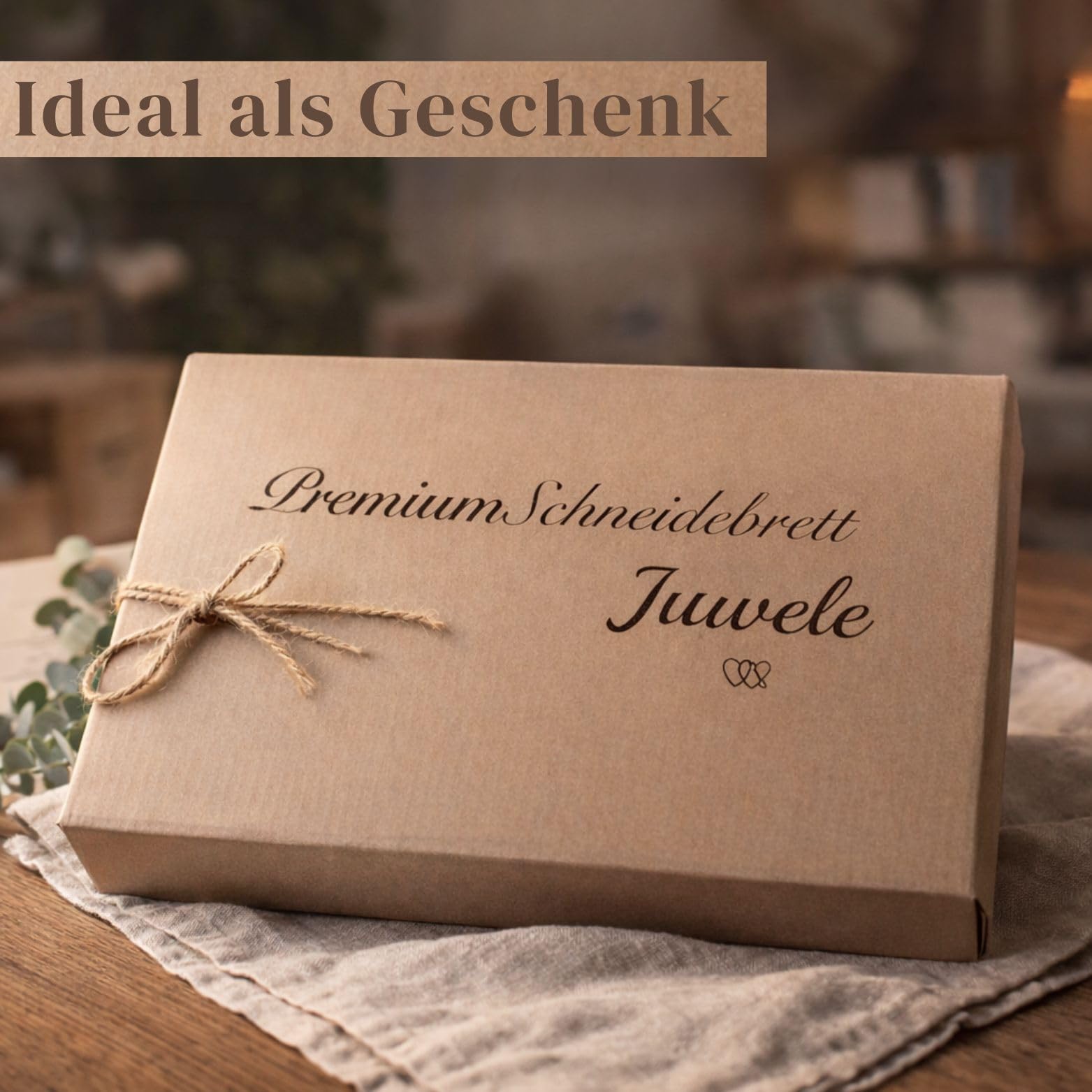 Schneidebrett Holz mit Auffangschale – Großes Premium Bambus Schneidbrett – Frankfurter Brett–(40x30x6cm) Holzbrett mit Auffangschale aus Edelstahl-Einweihungsgeschenk Haus/Wohnung