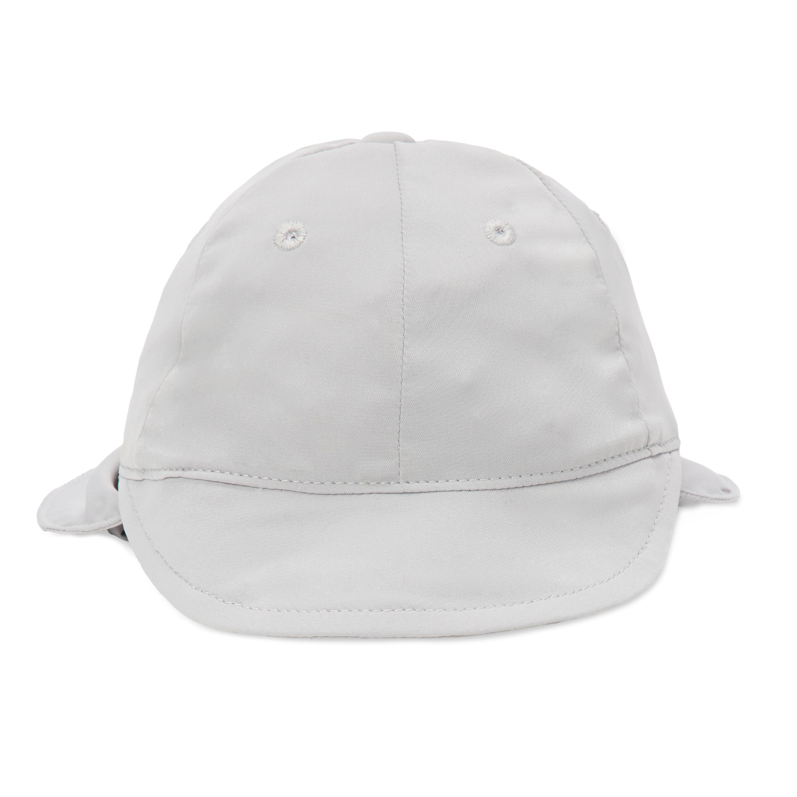 Amazon Essentials Cappello da Sole Regolabile da Mare con Copricollo e Protezione UPF 50 Unisex - Bambini e ragazzi, Grigio, M (12-24 mesi)
