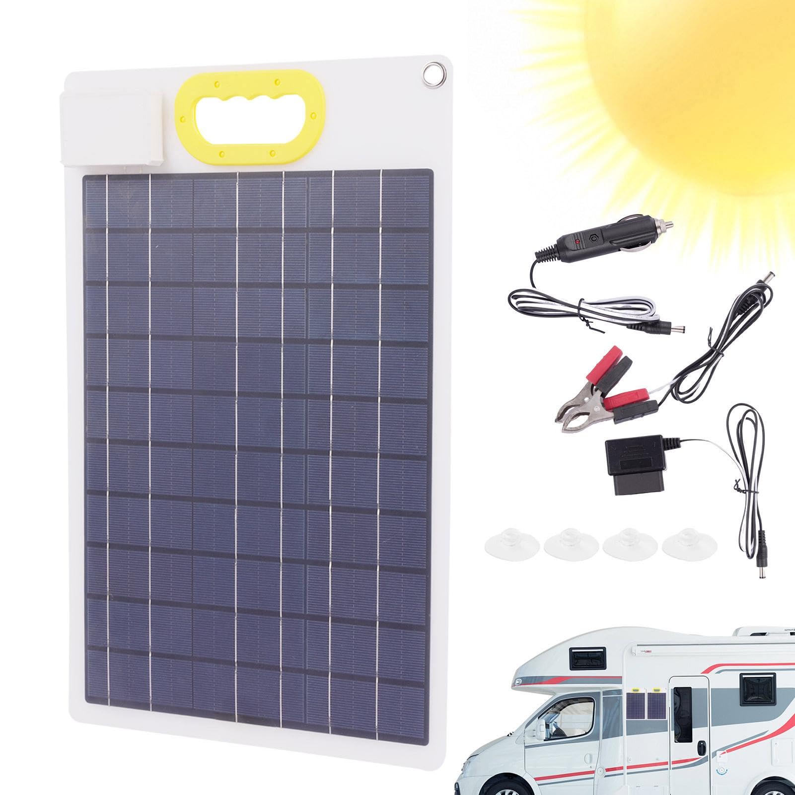 Caricatore solare per batteria 'auto, 30 W, con pannello | solare, 12/24 V, per barca, marina, , rimorchi auto, motoslitta