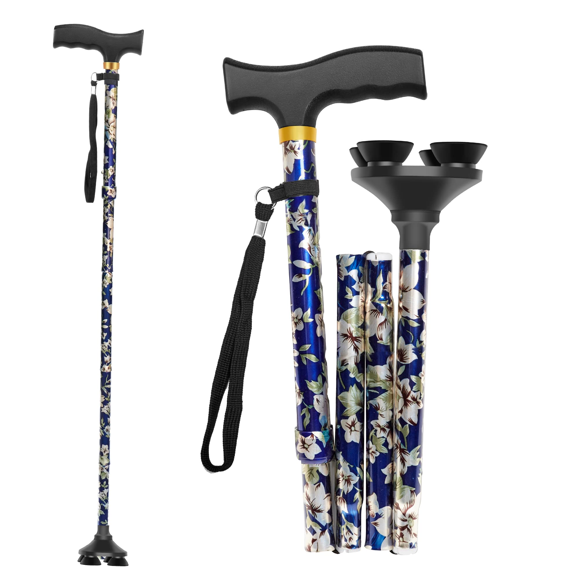 Buy LIXIANG Walking Cane, 5Level Height Adjustable Walking Stick for