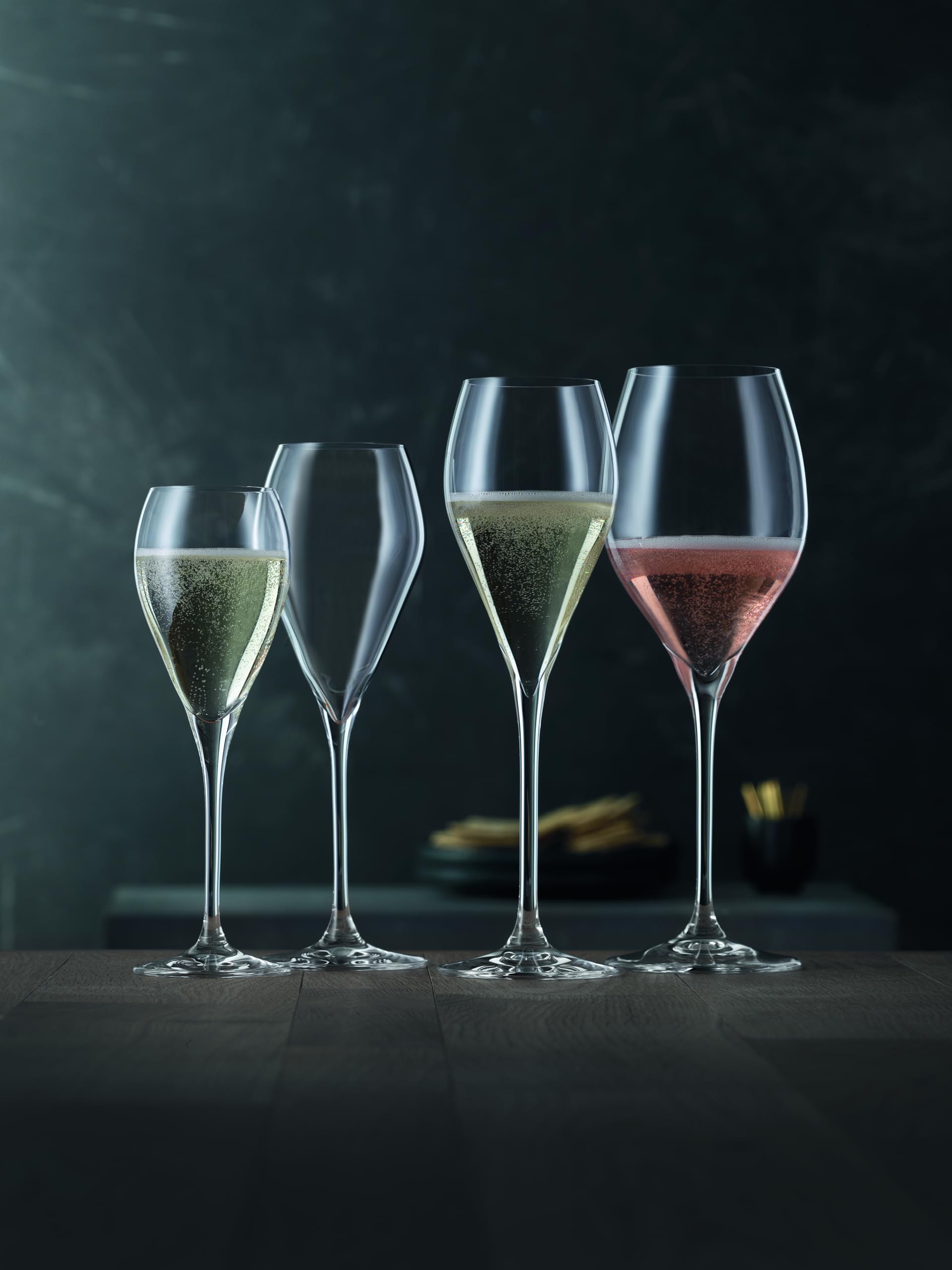 Spiegelau Champagner Gläser Sparkling Party 230ml, 6 Stück, Special Glasses, 4270329, Sektgläser aus Kristallglas, Champagnergläser spülmaschinenfest