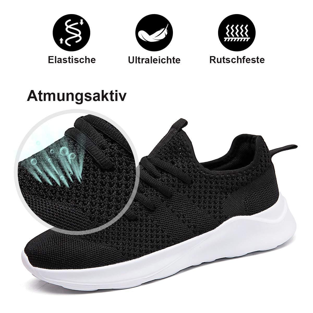 DLWKIPV Zapatos Deportivos para Caminar Ocio En Carretera Zapatos para Correr para Hombre Zapatillas Deportivas Sin Cordones para Gimnasia