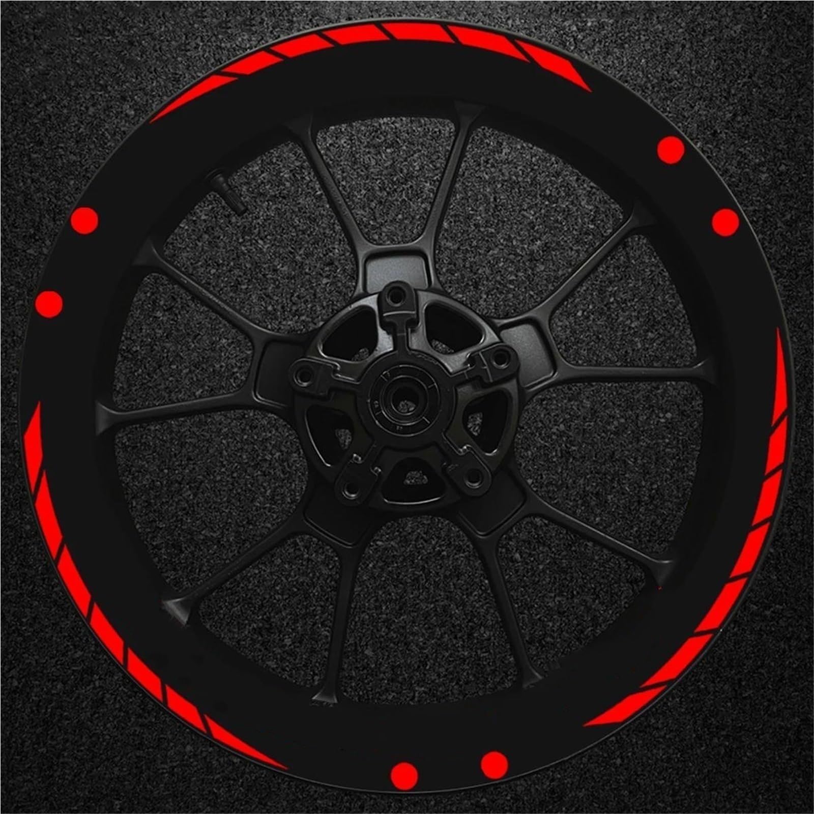 17-inch Reflective Motorcycle Wheel Decals Accessories for CBR650R CBR 250RR 600RR 1000RR(Style 8)