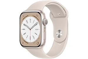Premium Renewed Apple Watch Series 8 (GPS, 45MM) - Starlight Aluminum Case...