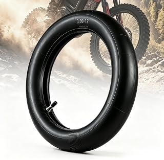 Electric Dirt Bike 12" Rear Inner Tube Fit for Yozma IN10 Electric Dirt Bike, E-Bike Motorcycle Inner Tire Tubes Thickened Black