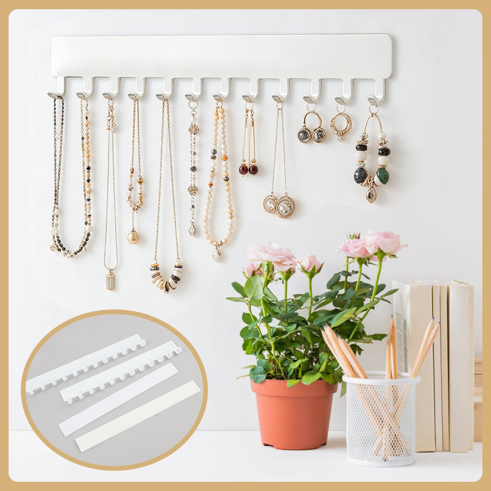 salatbesteck gold Bambus-Design Messing Stil:Flacher Typ