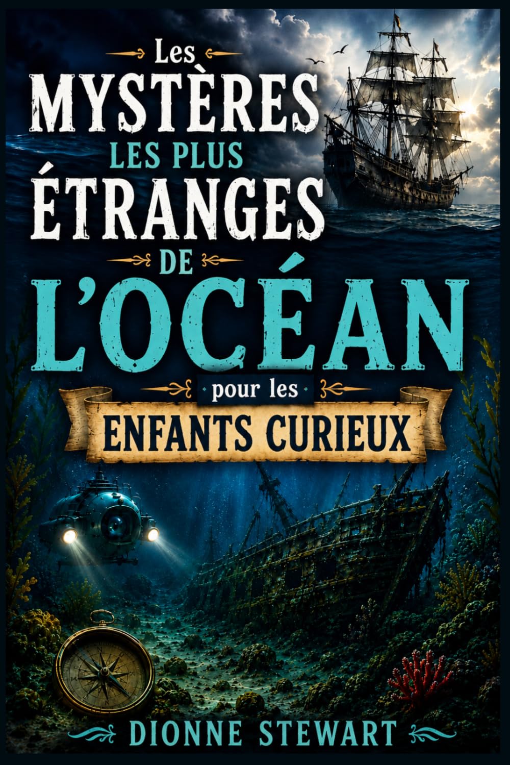 Les Mystères les Plus Étranges de l’Océan pour les Enfants Curieux: Secrets Marins Non Résolus, Navires Disparus et Créatures des Profondeurs pour Jeunes Explorateurs