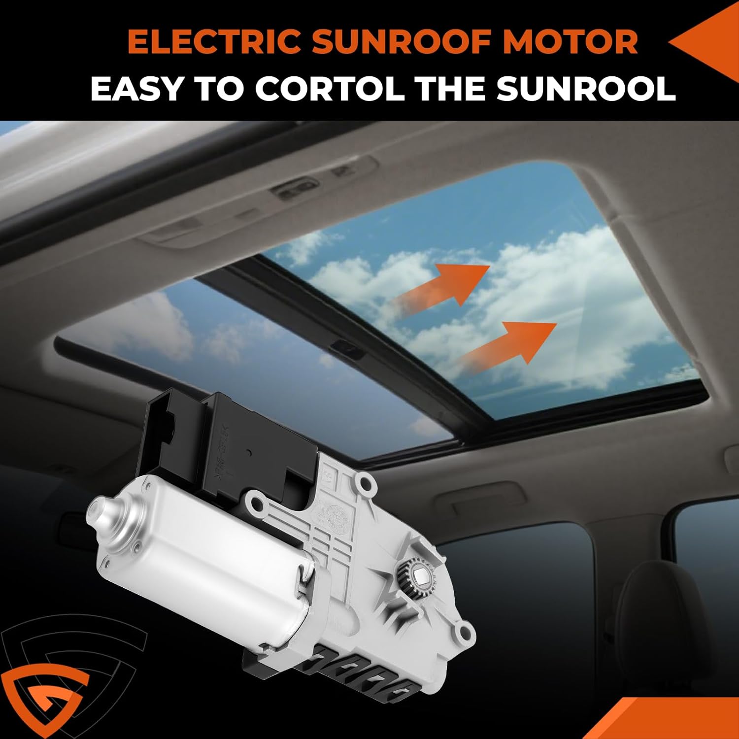 GEARLAST Sunroof Motor Compatible with Ford Explorer 2011-2017 Left and Right 1 pcs Replaces# BB53-15B689-AB BB5Z15790A