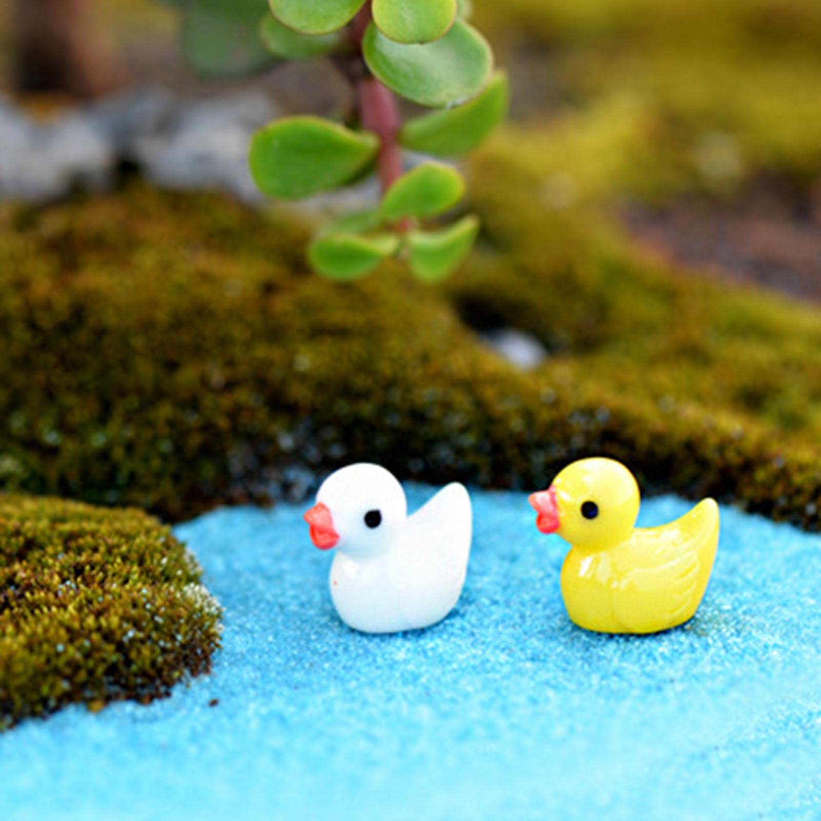 100 Mini Anatre In Resina Multicolore - Per Decorazioni Giardino, Acquari E Case Delle Bambole | Luci Notturne - Foto 13