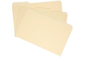 Blue Summit Legal Sized Manila File Folders - Your Law Office's Must-Have