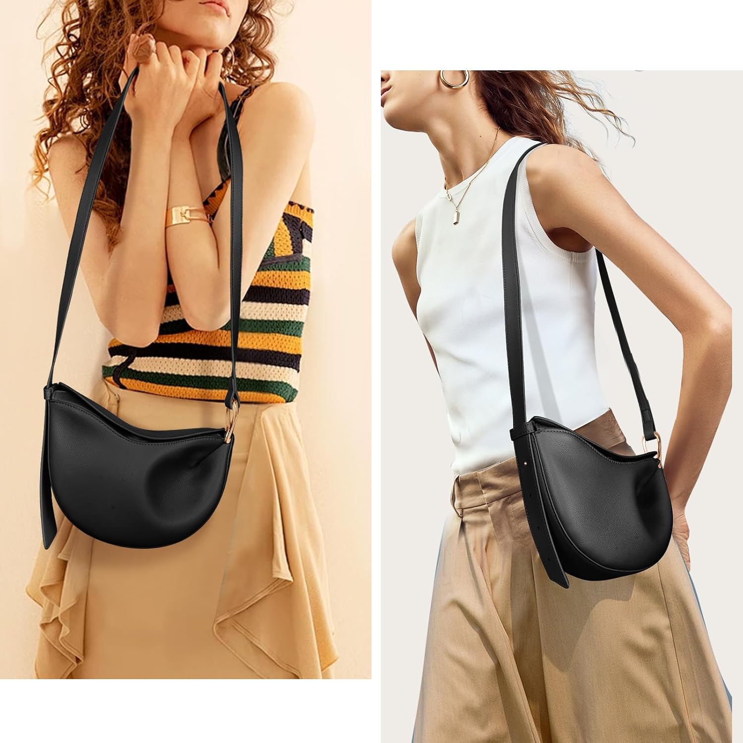 VOSTEVAS Crescent Bag for Women