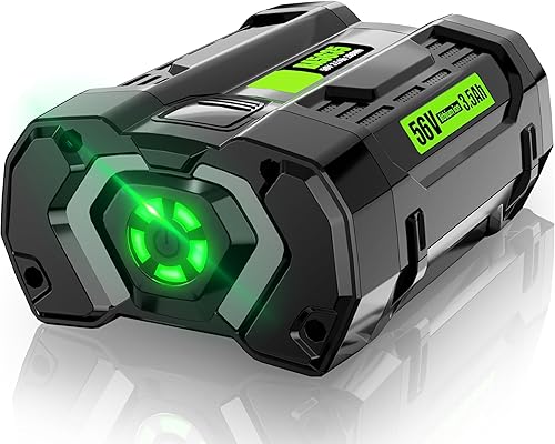 DSANKE - Repuesto para batería EGO 56V BA1400 BA2800T BA4200 BA1400T BA1400T compatible con ST1502LB CS1604 LB4800 LB6504 LB5804 HT2400 56V