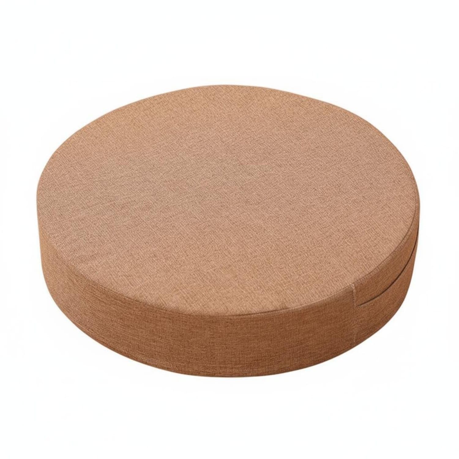 Removable Washable Cover Japanese Tatami Cushion Breathable Linen Textile Round Meditation Cushion Retains Shape Thick Floor Pouf All-Season Comfort for Meditators, Stretching Practitioners-image-21