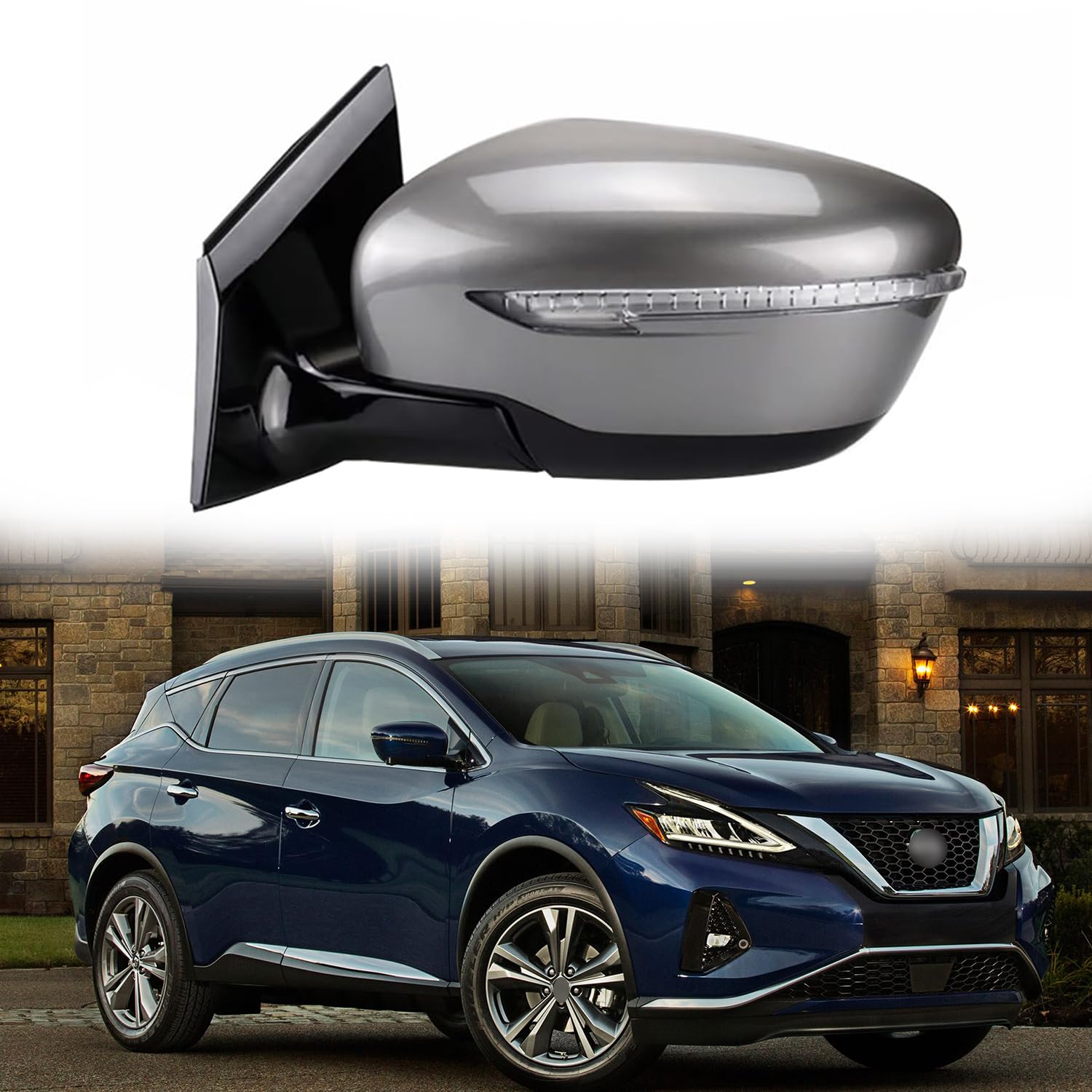 MURANOガラス Amazon.com: Driver Side Mirror Replacement Fit for 2015-2019
