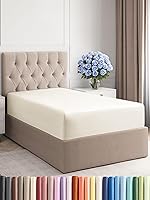 Vista 432 de King Fitted Bed Sheet - Bottom Single Fitted Sheet Only - Ultra-Soft Hotel Luxury Bedding w/ 8-16 Inch Deep Pockets - Breathable, Cooling & Wrinkle