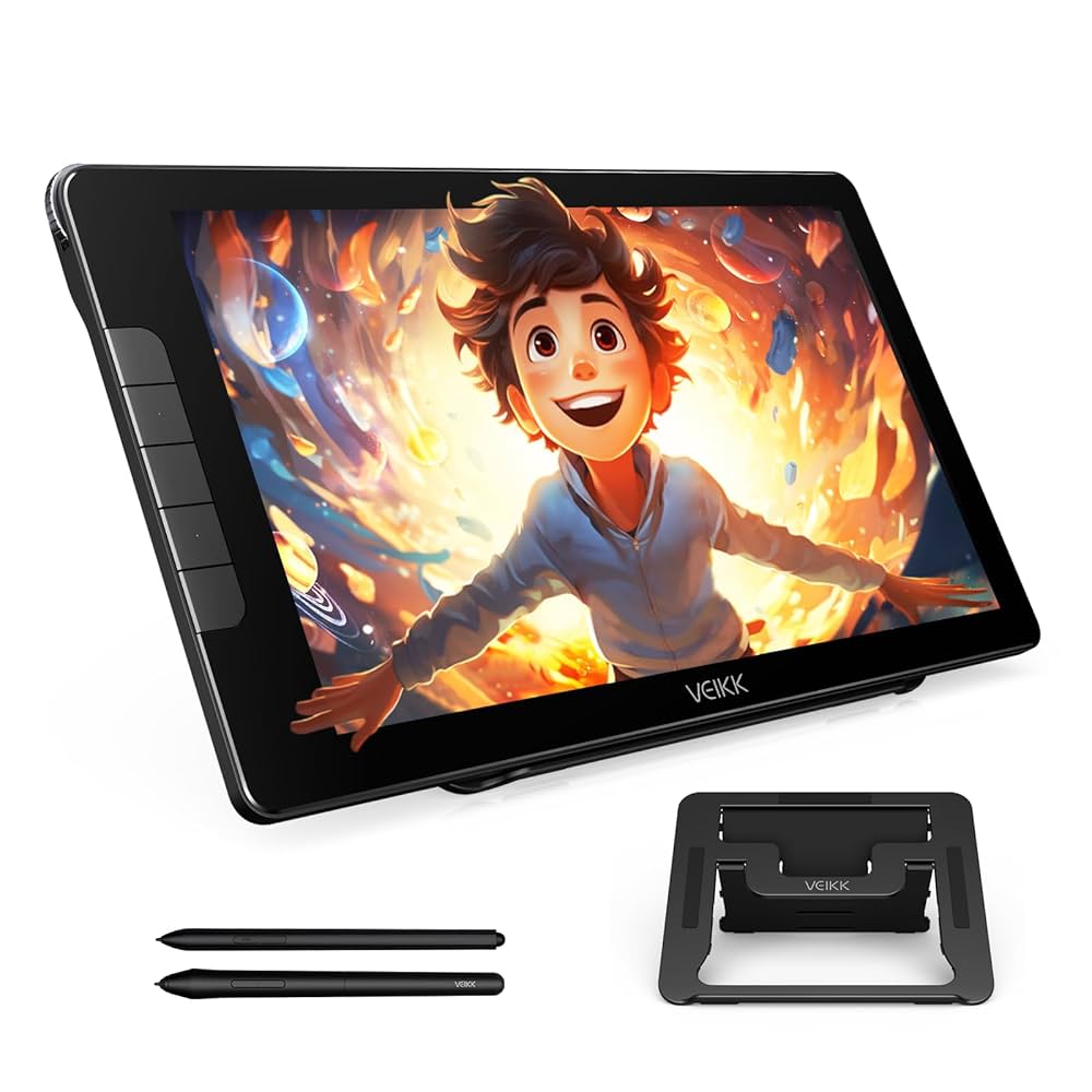 VEIKK 液晶タブレット Amazon | VEIKK Studio 16 液タブ 15.6インチ 液晶タブレット