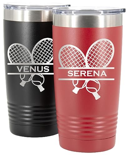 Personalized Tennis Tumbler, Tennis Coach Gift, Tennis Mom Cup, Tennis Gift Idea, Gift From Team, Tennis Gifts for Men, Tennis Player Gift