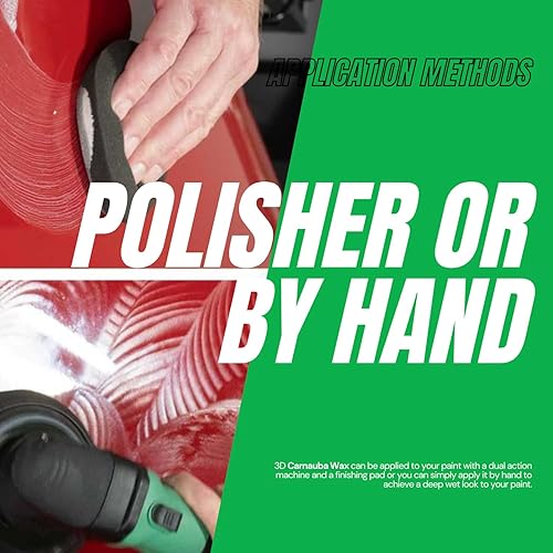 Miniatura 6 de 3D Cera de carnauba  Cera líquida de carnauba brasileña de alto brillo y brillo profundo  Protección de pintura UV de larga duración  Fácil