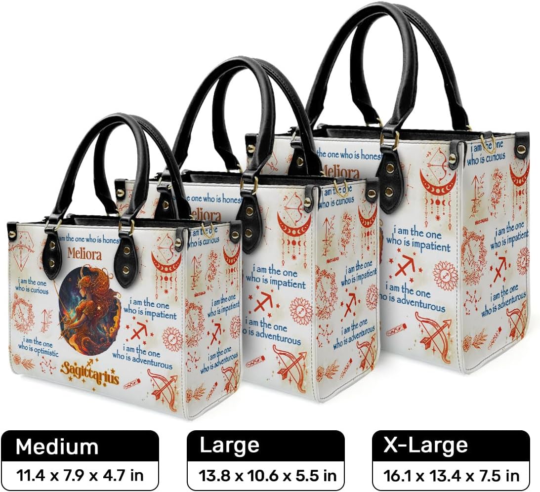 Sistabag - Horoscope - Personalized Leather Handbag For Women, Bohemian, Zodiac, Birthday Gifts - Mothers Day Gifts For Women