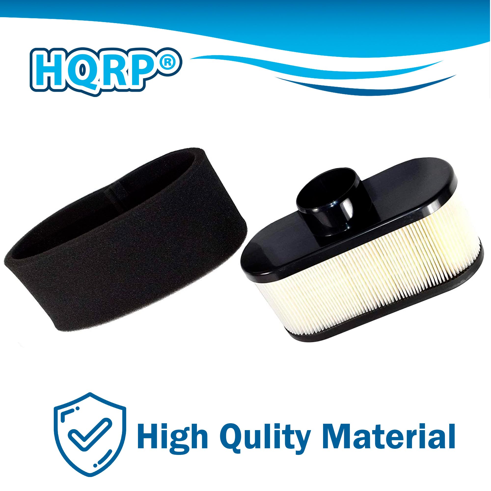 HQRP Filtre à air compatible avec tracteur de pelouse John Deere X300 X300R X304 X310 X320 X324 X340 X360 X500 X530 X534 S240 636M 648M 652M
