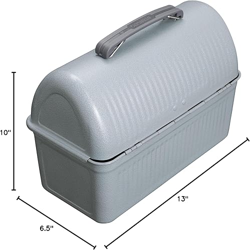 Miniatura 8 de Caja de almuerzo clásica Stanley 10 qt  Caja de almuerzo vintage de metal  Contenedor de comida duradero con asa y cierre  Almacena comida, bebidas,