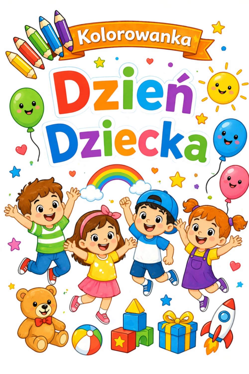 Kolorowanka Dzień Dziecka