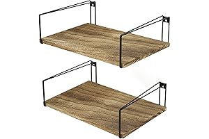 SRIWATANA Wide Floating Shelves: Embrace Intersecting Wall Art